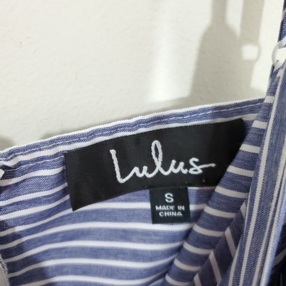 NWT! Lulus Joyful Days Striped Midi Dress. - Picture 5 of 6